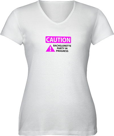 Caution Bachelorette Party - 164x164 Pixels (400x500), Png Download