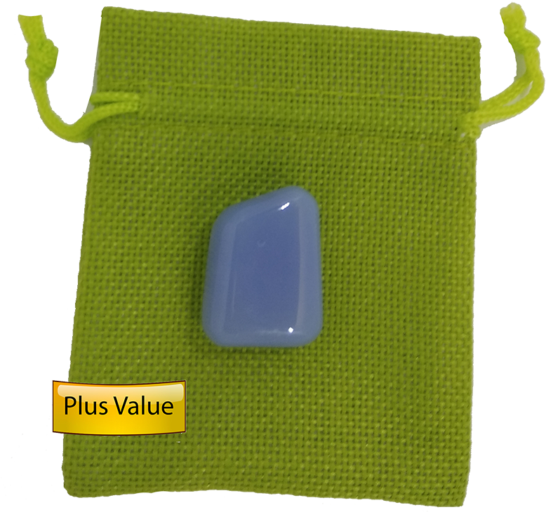 Blue Lace Agate Agate-pocket Stone - Coin Purse (800x800), Png Download