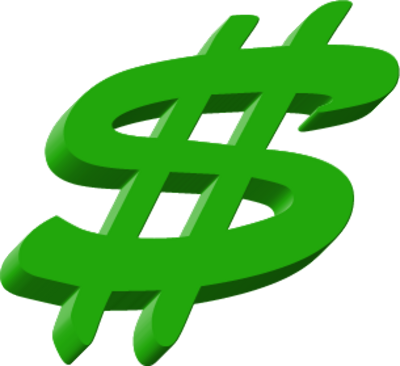 Dollar Sign Png - Yeşil Dolar Işareti Png (400x366), Png Download