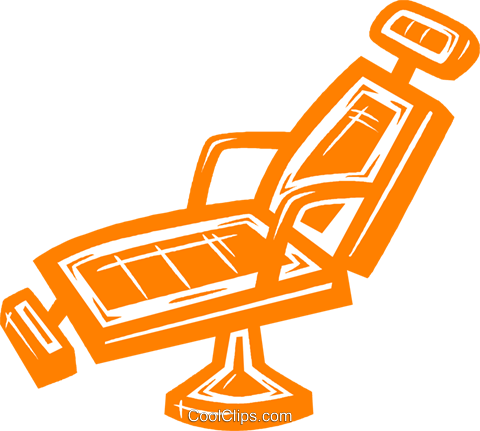 Cadeira De Dentista Livre De Direitos Vetores Clip - Cadeira De Dentista Vetor (480x431), Png Download