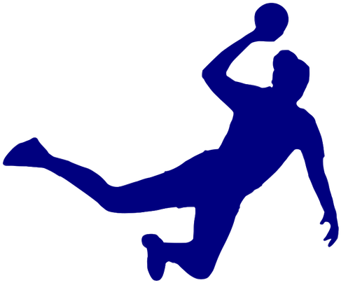 Free Download Handball Vector Png Clipart Handball - Clipart Handball (500x417), Png Download