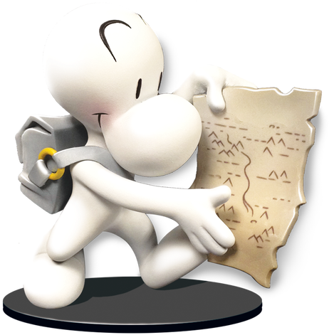 Fone Bone 4 Inch Figure - Bone Vinyl Figure (538x543), Png Download