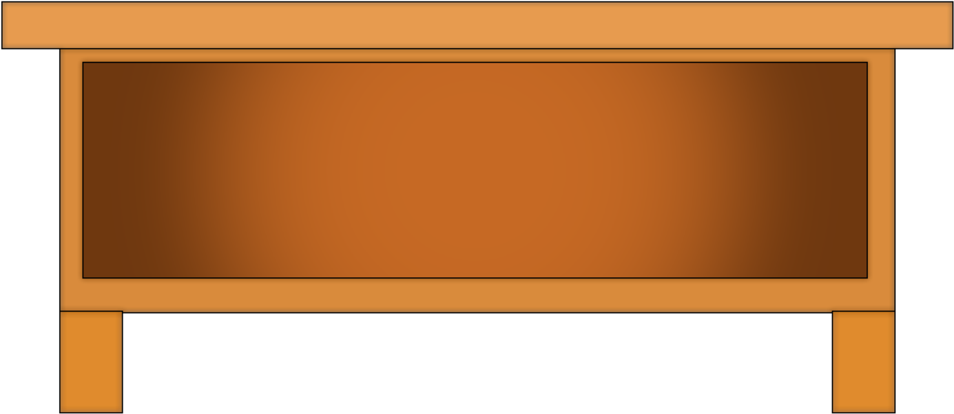 Cartoon Desk Transparent Background (1600x1218), Png Download