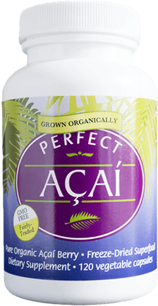 The Purest Organic Acai Berry In A Capsule - 100% Pure Perfect Acai Berry, Acai Capsules ~ 120 Caps! (500x500), Png Download