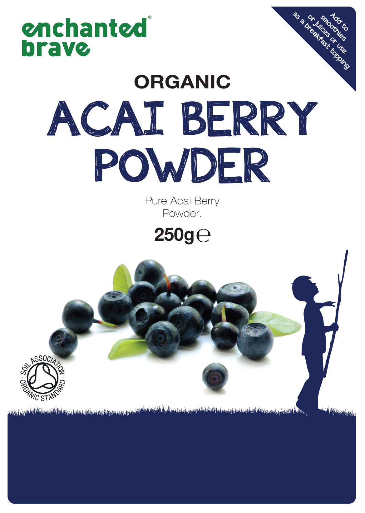 Açai Berry Powder - Vista Nutrition Acai Peak 250mg 240 No.s (1169x1641), Png Download