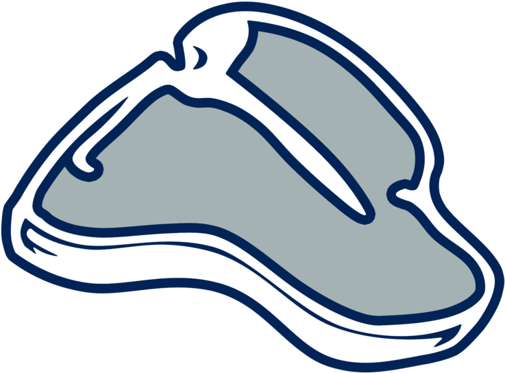 Bone Clipart Ham Bone - T Bone Steak Logo (800x634), Png Download