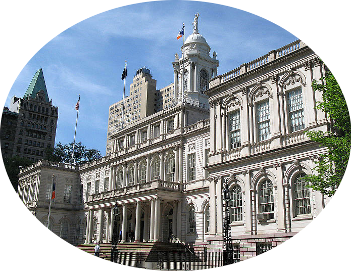 New York City Hall (695x536), Png Download