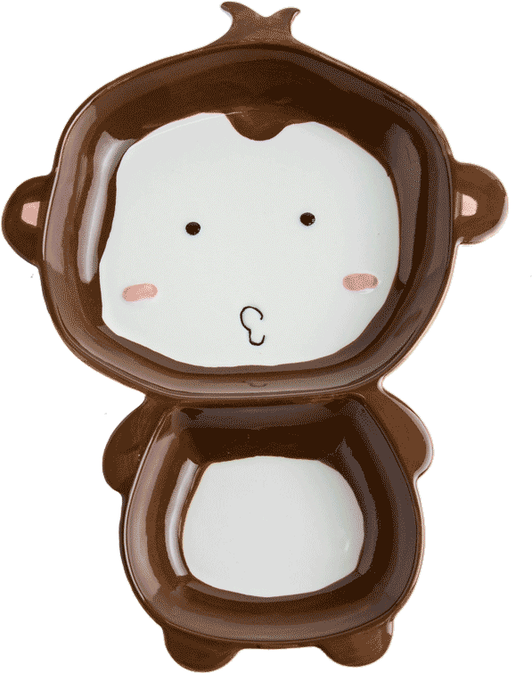 Children's Bowl Ceramic Household Cute Cartoon Dishes - Bowl (800x800), Png Download