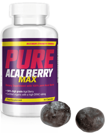 Pure Acai Berry Max (339x431), Png Download