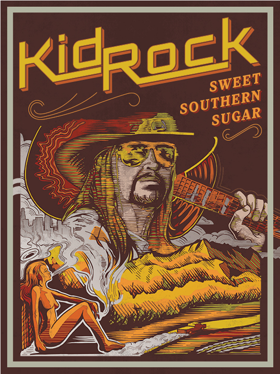 Kid Rock Sweet Southern Sugar (800x800), Png Download