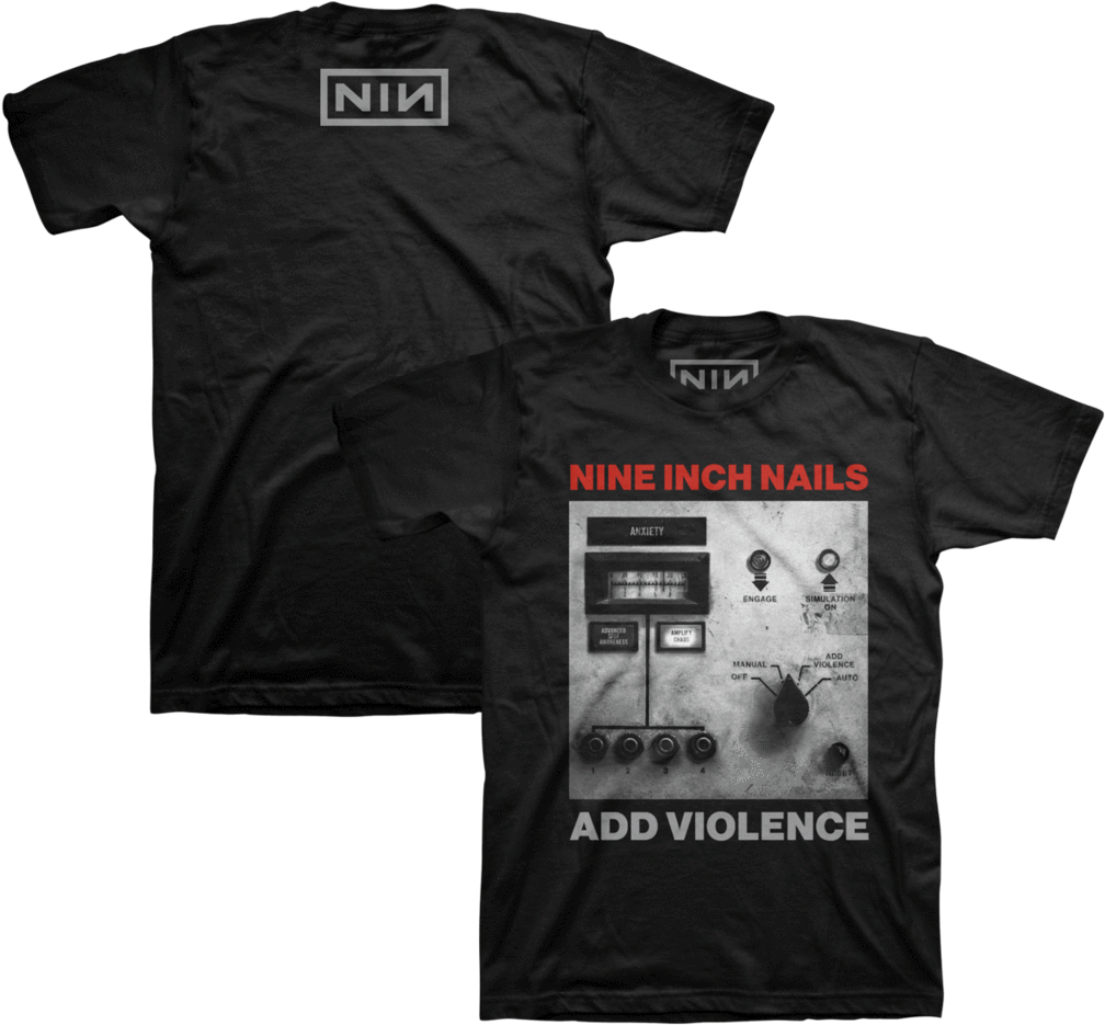 Add Violence Album Cover Black Tee - Every Time I Die Shirt (1024x1024), Png Download