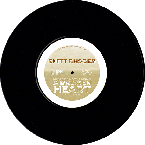 The Emitt Rhodes Album Cover Is A Design Which We Created - Label (600x600), Png Download