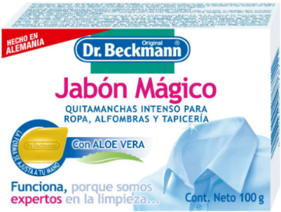 Jabón Mágico Quitamanachas Para Ropa Y Tapicería - Dr Beckmann 75g Proszek Do Czyszczenia Zmywarek (488x488), Png Download