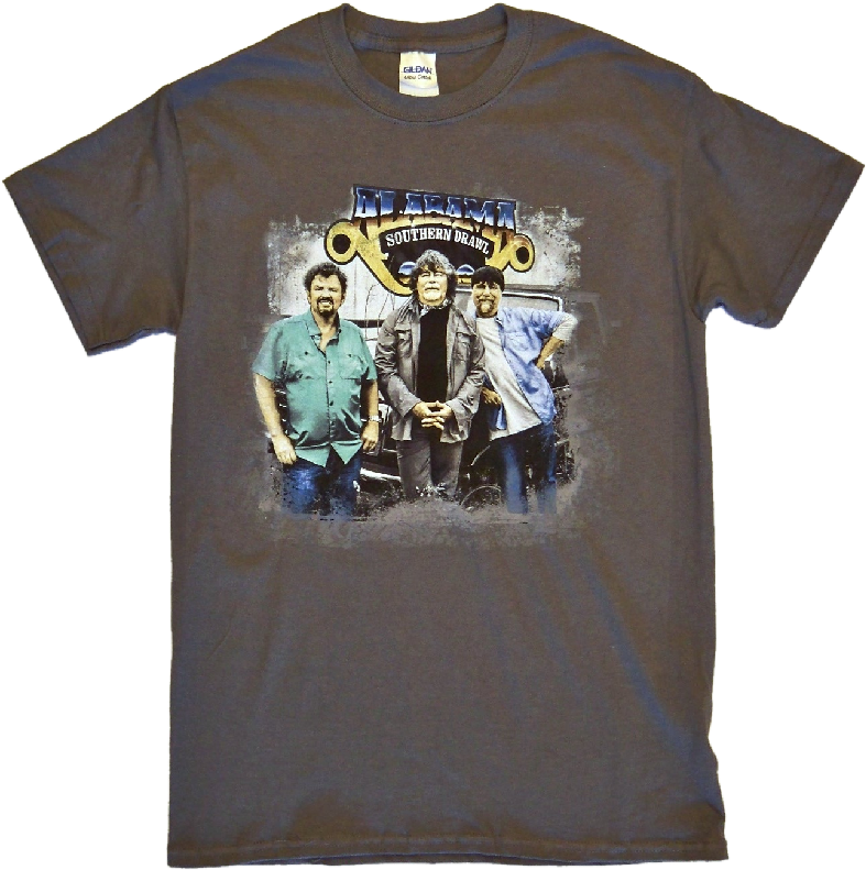 Alabama Charcoal Tee- Southern Drawl Album Cover Photo - Alabama (800x800), Png Download