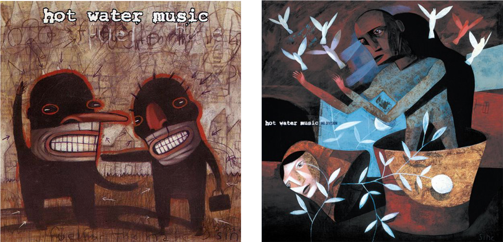 Images That Allowed Hot Water Music To Build A World - Hot Water Music: Hot Water Music - No Division Cd (1700x956), Png Download