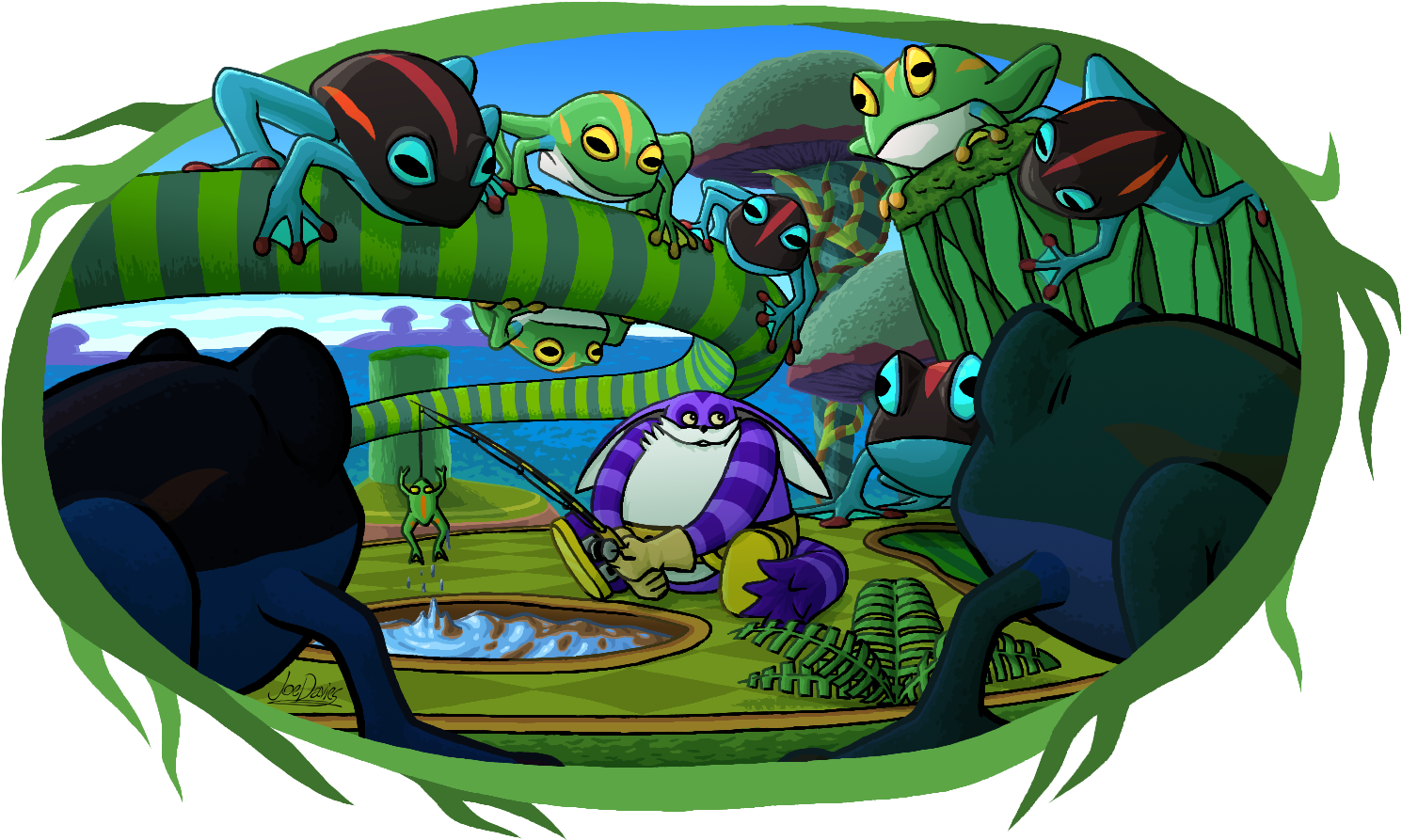 Since The Knuckles Illustration Nearly Got Me A Well - Forest (1500x900), Png Download