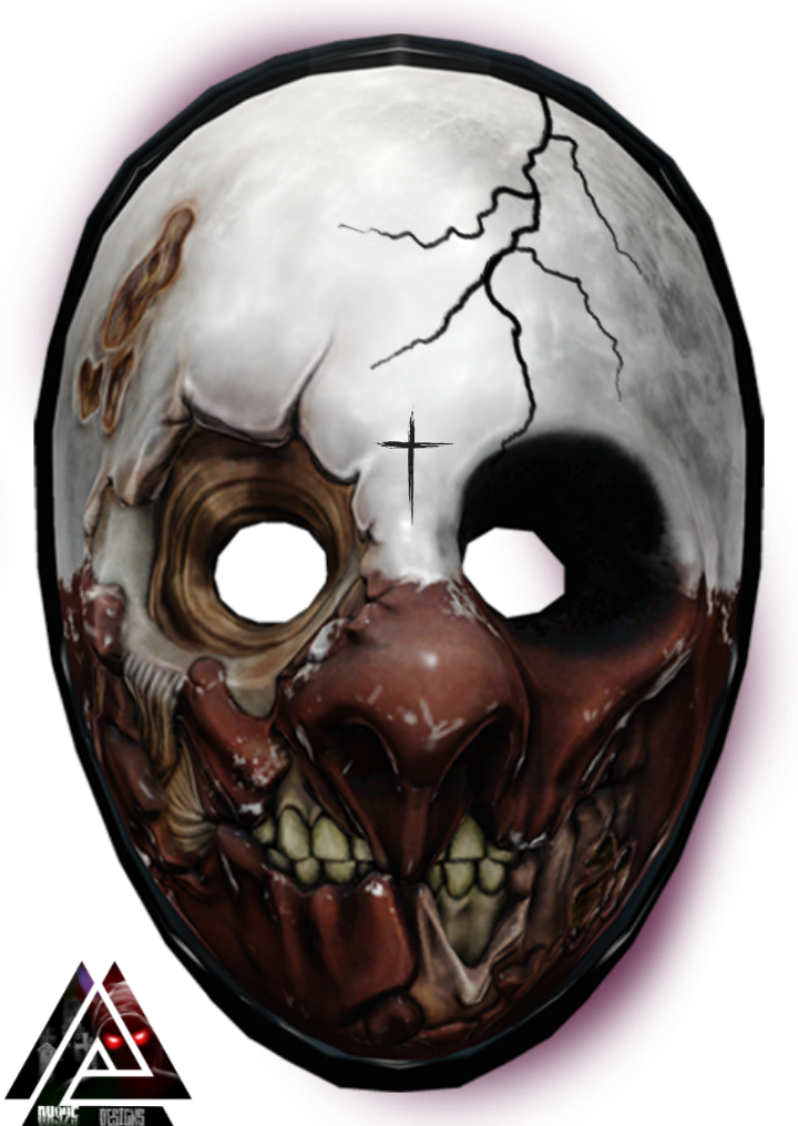 Report Abuse - Payday 2 Risen Wolf (720x1016), Png Download