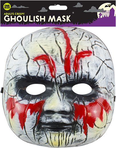 Scary Halloween Mask - Costume (800x620), Png Download