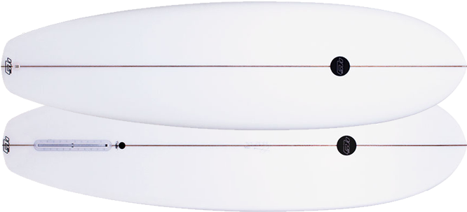 Plunder Haydenshapes Surfboards Redo - Mid Length Single Fin Surfboards (690x314), Png Download