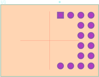 Future Technology Devices International Mm232r Footprint - Circle (601x301), Png Download