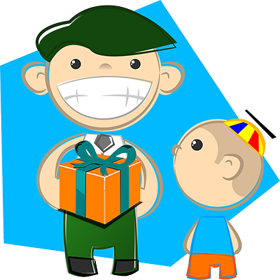 1455882780 - Messages To Write For Father's Day (400x401), Png Download