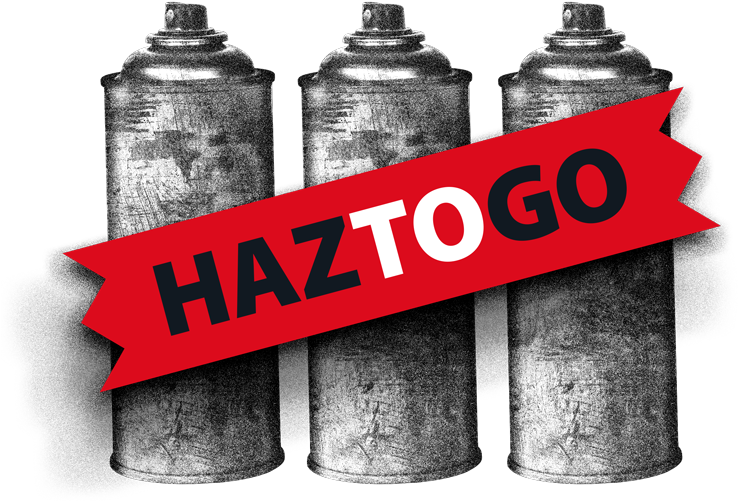 Haztogo Aerosal Cans Artwork - Lincoln (780x523), Png Download