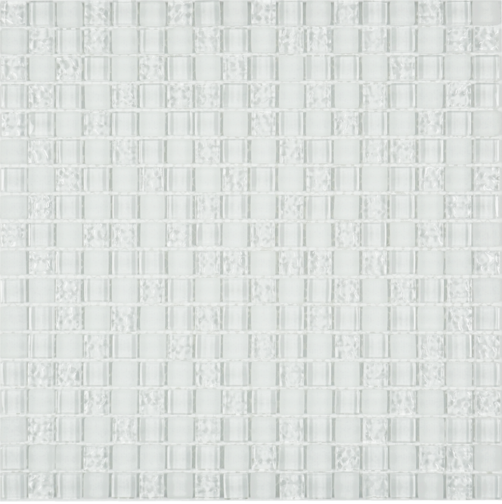 Mini White Small Dot Glass Mosaic Tile - Beige (1021x1024), Png Download