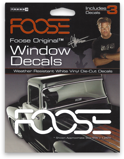 Foose Vinyl Window Decal - Foose Design 70 Chevy Camaro Silver By Jl Full Throttle (590x590), Png Download