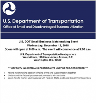 Us Dot Small Business Matchmaking Event - Small Business (611x348), Png Download