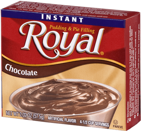Instant Chocolate - Royal Pudding & Pie Filling, Chocolate, Cook (795x571), Png Download