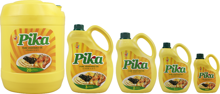 Pika Pure Vegetable Cooking Oil Guarantees Good Quality - Cooking Oil Kenya (931x400), Png Download
