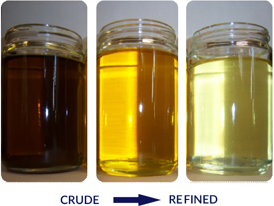 Current Commercial Processing Losses - Crude Edible Oils (545x423), Png Download