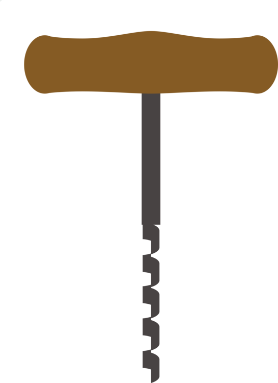 Wine Corkscrew Decanter Baking - Corkscrew Clipart (546x750), Png Download