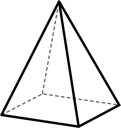 Pyramid - Piramide Geometria (500x500), Png Download