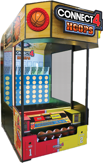 Connect 4 Hoops - Connect 4 Basketball Arcade (600x600), Png Download