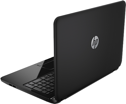 Hp Notebook - Hp 15 Laptop Black (573x430), Png Download