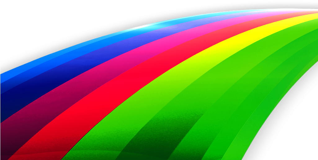 Ftestickers Clipart Road Path Lines Rainbow - Road (1024x1024), Png Download