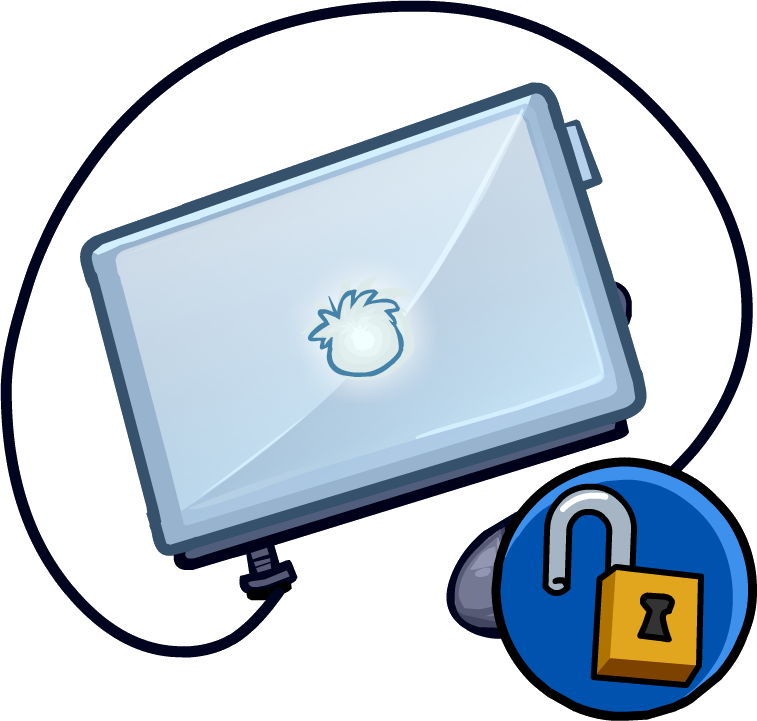 Laptop - Club Penguin Laptop (757x721), Png Download