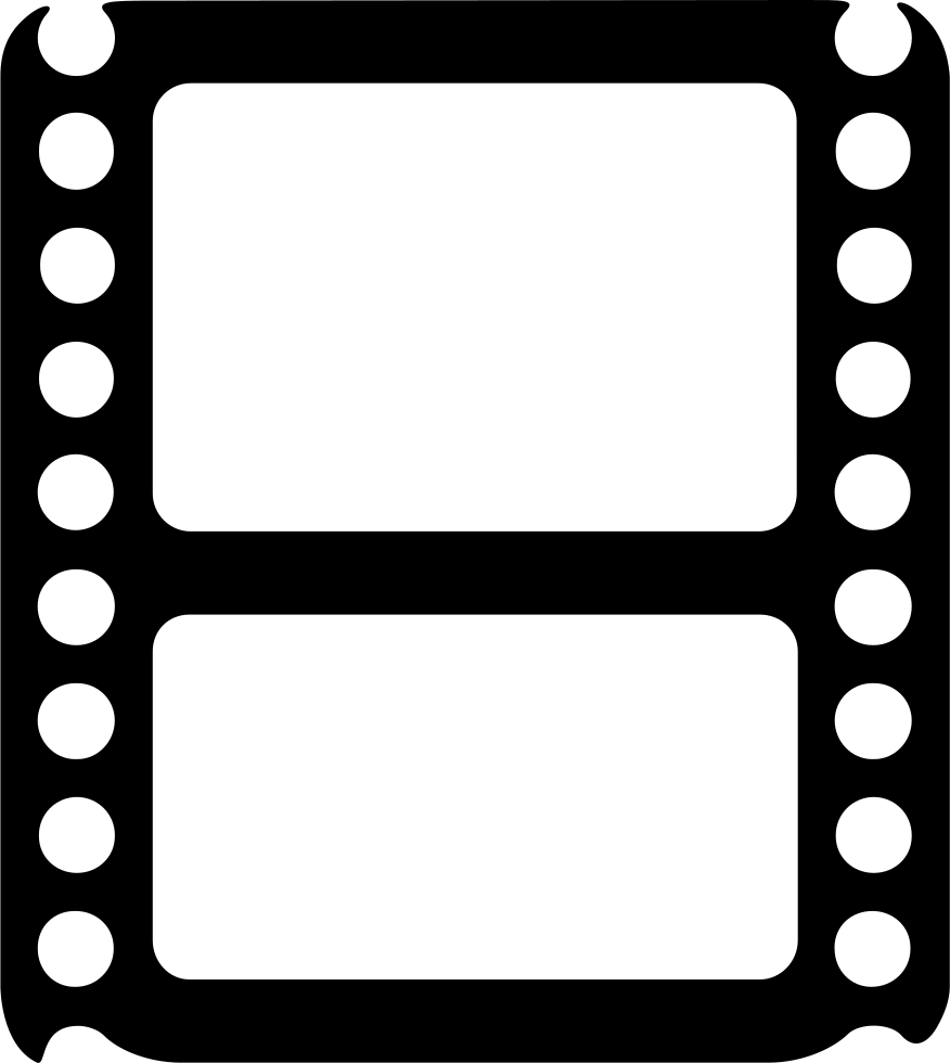 Photogram Strips Comments - Film (876x980), Png Download