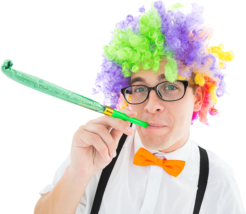 Funny-man - Amscan Glamourous Wig (861x720), Png Download