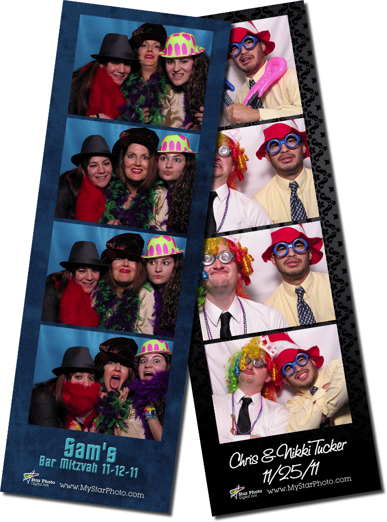 2 Booth Strips - Photobooth Strip (758x1024), Png Download