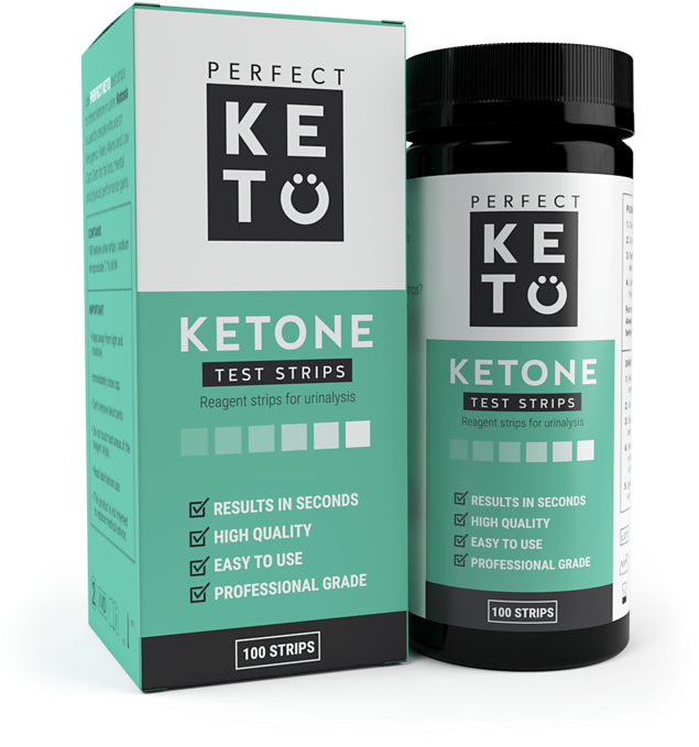 Urine Ketone Test Strips - Perfect Keto Test Strips (640x768), Png Download