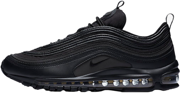 222 Kb Png - Black Air Max 97 (640x387), Png Download