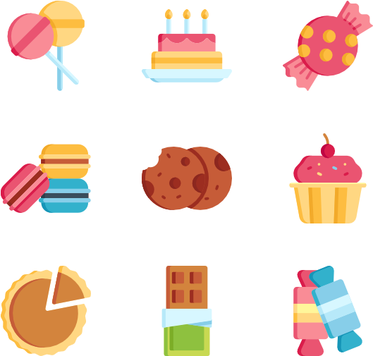 Sweet And Candy Shop - Confectionery Store (600x564), Png Download