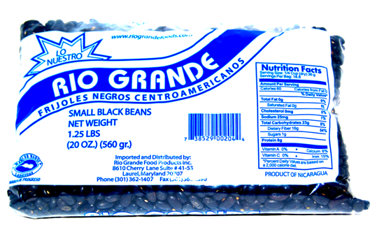 Rg Frijol Negro 20oz - Frijoles Negros (572x341), Png Download
