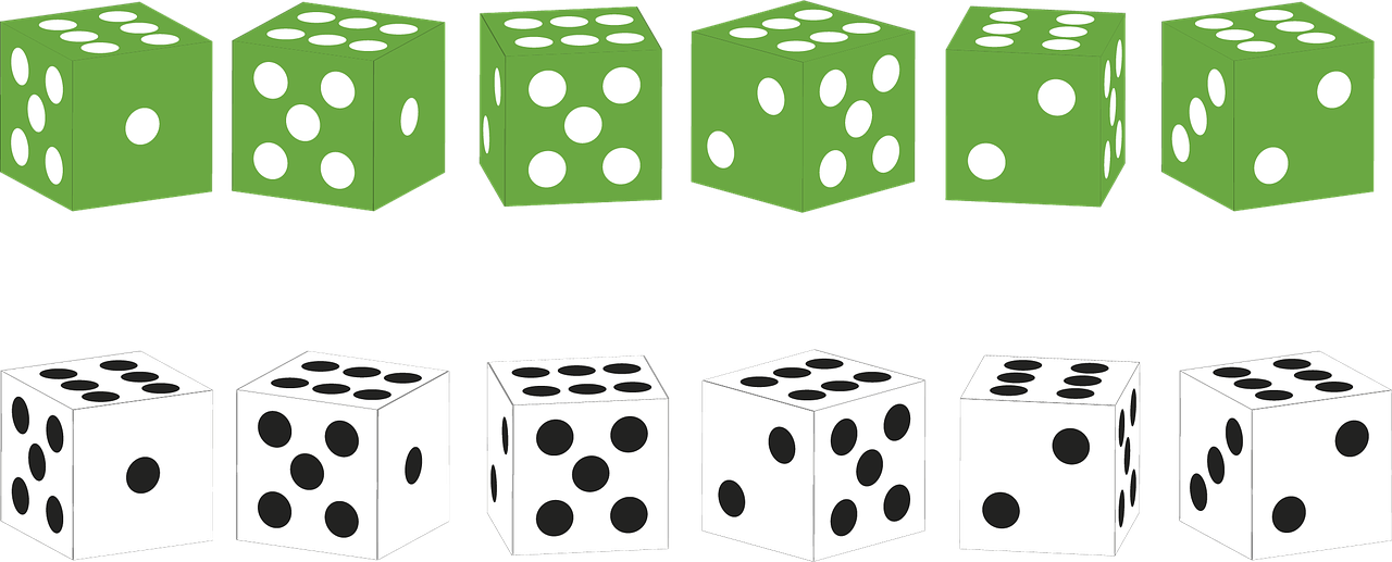 Pictures, Free - Dice (1280x517), Png Download