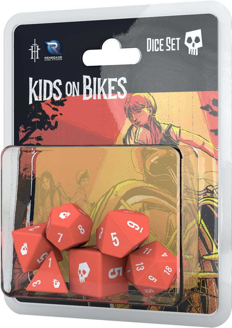 Kob Blister Pack V3 Low - Kids On Bikes Rpg Dice Set (1000x1133), Png Download
