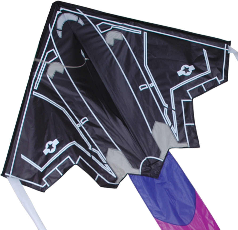 Large Easy Flyer Kite - Premier Kites & Designs Easy Flyer Kite, Stealth, (1024x1024), Png Download