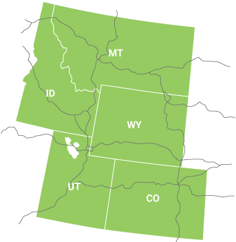 Who We Are - Maps Of The Mountain Region (350x350), Png Download