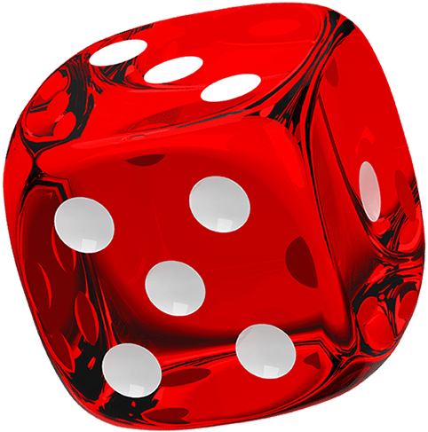 Casino Dice, Red, Casino Marketing - Photograph (538x543), Png Download